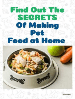 Pet food at Home: Find out Secrets of making