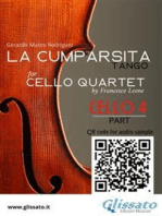 Cello 4 part "La Cumparsita" tango for Cello Quartet