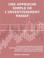 Une approche simple de l'investissement passif: Un guide d'introduction aux principes théoriques et opérationnels de l'investissement passif pour construire des portefeuilles paresseux et performants dans le temps