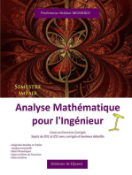 Analyse Mathématique pour l'ingénieur