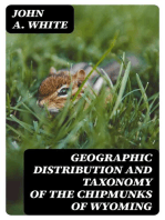Geographic Distribution and Taxonomy of the Chipmunks of Wyoming