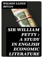 Sir William Petty : A Study in English Economic Literature