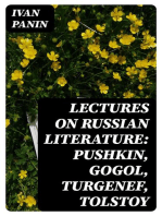 Lectures on Russian Literature: Pushkin, Gogol, Turgenef, Tolstoy