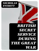 British Secret Service During the Great War