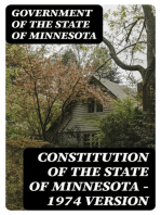 Constitution of the State of Minnesota — 1974 Version
