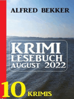 Krimi Lesebuch August 2022: 10 Krimis