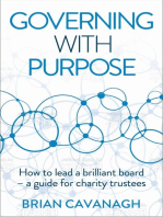 Governing with Purpose: How to lead a brilliant board – a guide for charity trustees