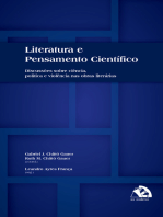 Literatura E Pensamento Científico