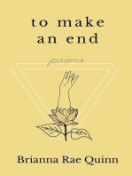 To Make an End: Poems