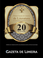 20 Anos Do Prêmio Gazeta De Limeira De Literatura