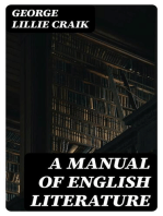 A Manual of English Literature