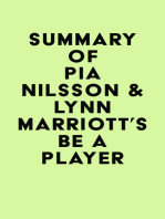 Summary of Pia Nilsson & Lynn Marriott's Be a Player