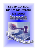 Lei 10.520/2002 - Romanceada