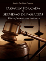 Passagem Forçada X Servidão De Passagem