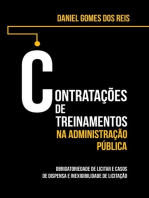 Contratações De Treinamentos Na Administração Pública