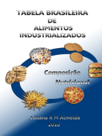Tabela Brasileira De Alimentos Industrializados