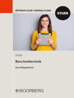 Bescheidtechnik:  Grundlagenband