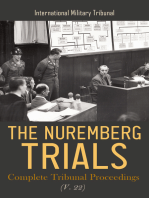 The Nuremberg Trials: Complete Tribunal Proceedings (V. 22): Sentence Proceedings from 27th August 1946 to 1st October 1946