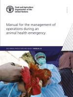 Manual for the Management of Operations during an Animal Health Emergency