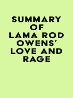 Summary of Lama Rod Owens's Love and Rage