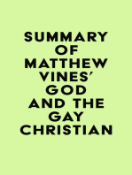 Summary of Matthew Vines's God and the Gay Christian