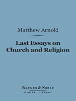 Last Essays on Church and Religion (Barnes & Noble Digital Library)