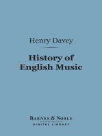 History of English Music (Barnes & Noble Digital Library)
