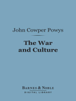 The War and Culture (Barnes & Noble Digital Library)