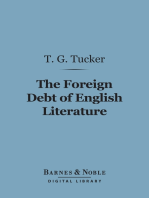 The Foreign Debt of English Literature (Barnes & Noble Digital Library)