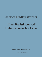 The Relation of Literature to Life (Barnes & Noble Digital Library)