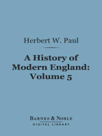 A History of Modern England, Volume 5 (Barnes & Noble Digital Library)