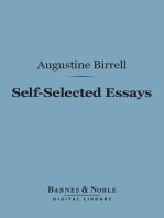 Self-Selected Essays (Barnes & Noble Digital Library): A Second Series