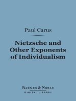 Nietzsche and Other Exponents of Individualism (Barnes & Noble Digital Library)