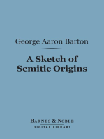 A Sketch of Semitic Origins (Barnes & Noble Digital Library)