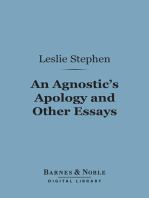 An Agnostic's Apology and Other Essays (Barnes & Noble Digital Library)