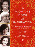 A Woman's Book of Inspiration: Quotes of Wisdom and Strength