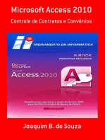 Microsoft Access 2010 Controle De Contratos E Convênios