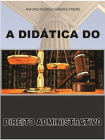 A Didática Do Direito Administrativo