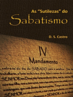 As "sutilezas" Do Sabatismo (livro De Bolso)