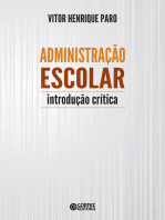 Administração escolar: introdução crítica