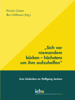 Sich vor niemandem bücken – höchstens um ihm aufzuhelfen