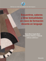 Encuentros, saberes y otras textualidades en clave de formación docente en lenguaje