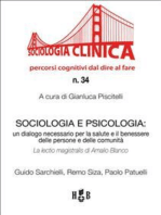 Sociologia e Psicologia: Un dialogo necessario per la salute e il benessere delle persone e delle comunità. La lectio magistralis di Amalio Blanco Guido