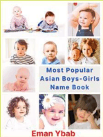 Most Popular Asian Boys-Girls Name Book