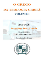 O Grego Da Teologia Cristã Volume I