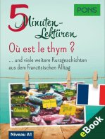 PONS 5-Minuten-Lektüre Französisch A1 - Où est le thym ?: … und viele weitere Kurzgeschichten aus dem französischen Alltag. Mit 20 Mind-Maps zum Wortschatzlernen.