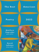 The Best American Poetry 2022