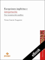 Excepciones implícitas e interpretación: Una reconstrucción analítica