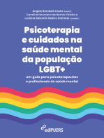 Psicoterapia e cuidados na saúde mental da população LGBT+: um guia para psicoterapeutas e profissionais de saúde mental