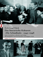 Das literarische Kabarett "Die Schaubude" 1945-1948: Seine Geschichte in Briefen und Songs